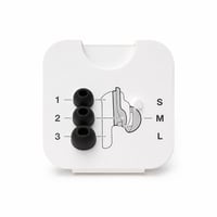 Bose QuietComfort Ultra Earbuds Csere Fülbetét Készlet S/M/L méretben, Fekete fülhallgatóhoz, Donor Alkatrész 1