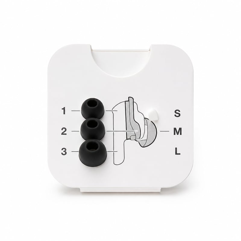Bose QuietComfort Ultra Earbuds Csere Fülbetét Készlet S/M/L méretben, Fekete fülhallgatóhoz, Donor Alkatrész