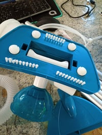 Aspirator de piscină Bestway AquaPristine cu 2 capete de curățare și mâner, pentru piscine de 457 cm, funcționare cu pompă, stare uzată 2