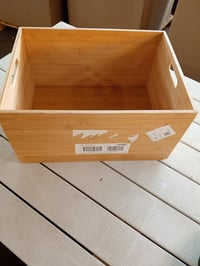 Zeller Present 13342 Bambusový úložný box, veľkosť L, 40x30x21 cm, 25,2 – na boku sú zvyšky nálepky (stav: pozri 2. obrázok) 2