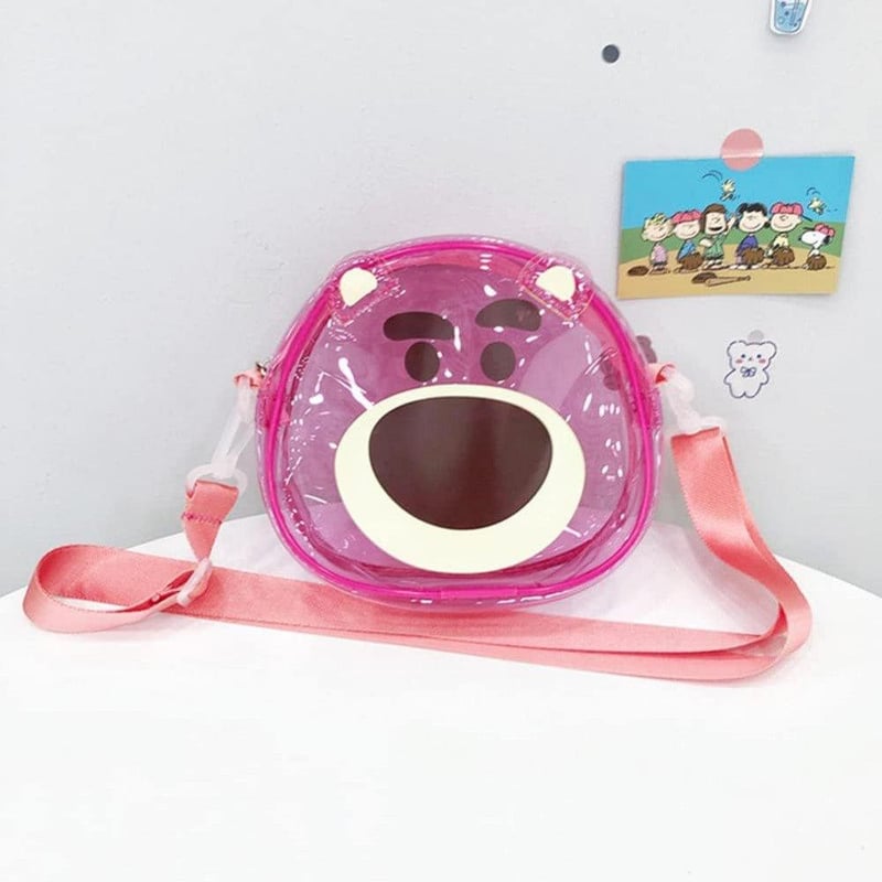 Anime Medve Válltáska Lányoknak - Aranyos Kézitáska 17cm