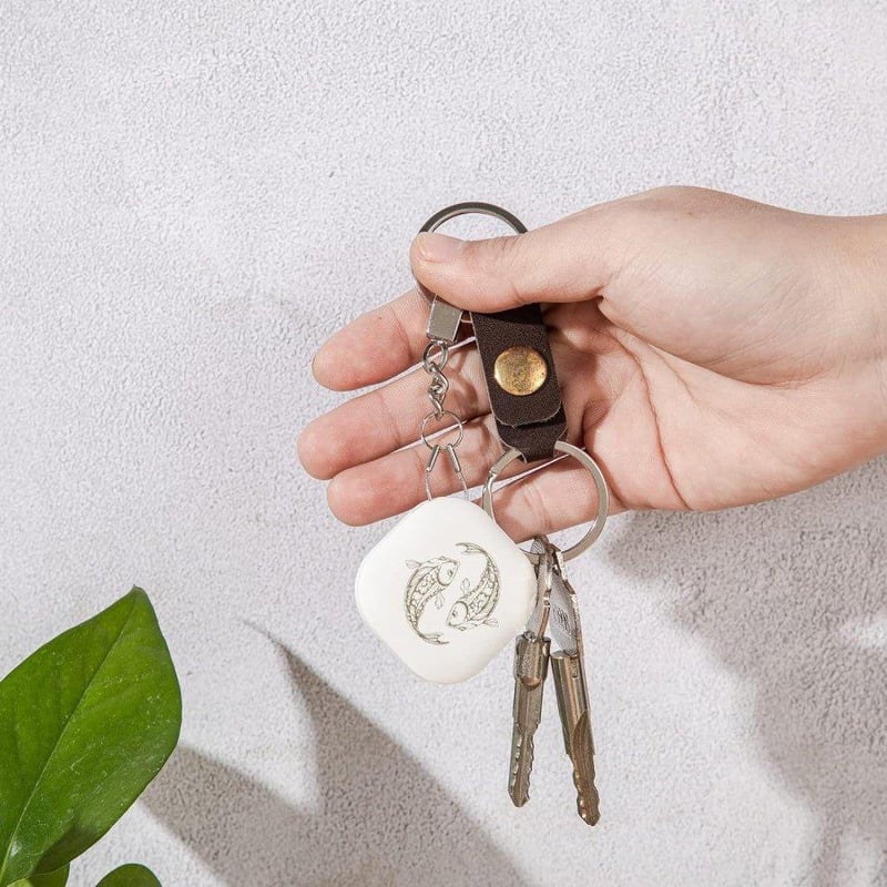 Nutale Vízálló Bluetooth Kulcskereső Szűz Csillagképpel, Cserélhető Akkumulátor