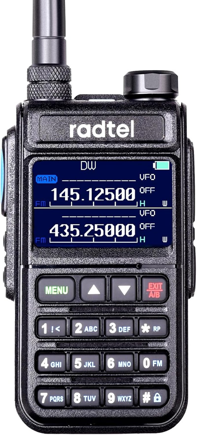 Radtel RT-890 Kétsávos Színes LCD-s Walkie-Talkie Rádióamatőröknek, Légisáv Vétellel