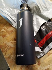 Super Sparrow termos boca od nehrđajućeg čelika s poklopcem na slamku, 1 L — oguljena boja, izgrebana površina (stanje: vidi 2. sliku) 2