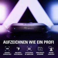 Elgato HD60 X Videó Rögzítő - 1080p60 HDR10/4K30 Streaming Alacsony Késleltetéssel PS5, Xbox Series, PC és Mac Eszközökhöz, OBS Kompatibilis 2