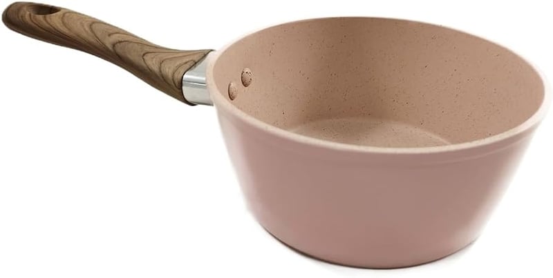 Rumplex Mini Hordozható Palacsinta és Omlett Serpenyő 14cm - Tapadásmentes Alumínium, Indukciós Főzőlappal Kompatibilis, Rózsaszín