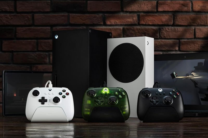 8bitdo Ultimate 3 Xbox Kontroller - 3 Módú (USB-C, Bluetooth, 2.4G), Hall-Effekt Joystick, Töltőállomás, 20 Órás Üzemidő, Xbox Series X|S/On