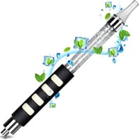 Bazooka Jégcsöves Vízipipa Szívószál 4db - Fekete-Fehér Hűsítő 7