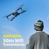 karuisrc Összecsukható Drón 2x1080P HD Kamera, FPV, LED Világítás, Optikai Pozicionálás 4