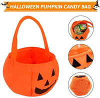 Tökös Halloween Cukorkagyűjtő Táska Gyerekeknek, 2db-os Szett (19,5×27,5 cm) 4
