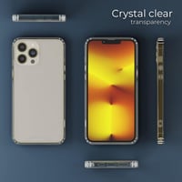 Apple iPhone 13 Pro Védőtok - Átlátszó Szélű, Ütésálló 4