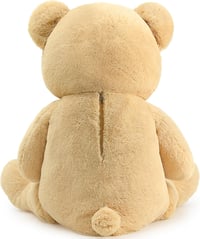 MorisMos Óriás Plüssmackó 130 cm - XXL Puha Barackszínű Teddy Maci, Ölelésre Tökéletes Ajándék Gyerekeknek, Lányoknak, Pároknak 5
