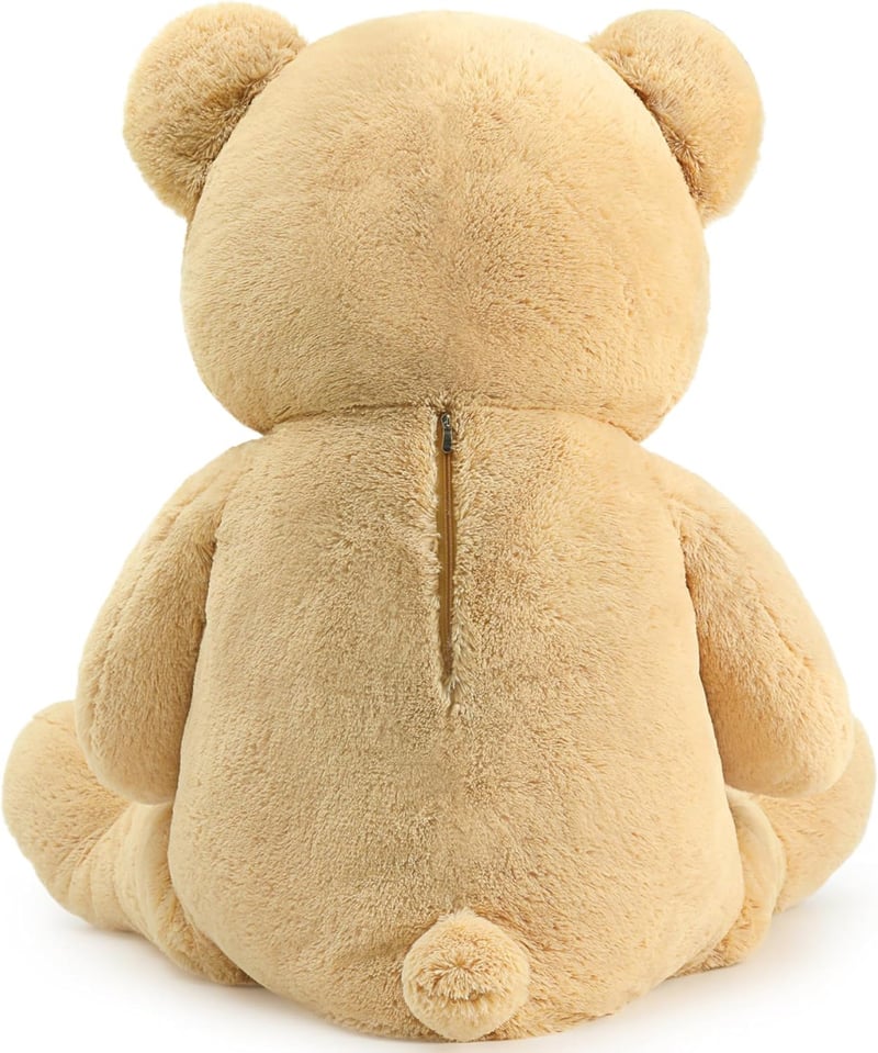 MorisMos Óriás Plüssmackó 130 cm - XXL Puha Barackszínű Teddy Maci, Ölelésre Tökéletes Ajándék Gyerekeknek, Lányoknak, Pároknak