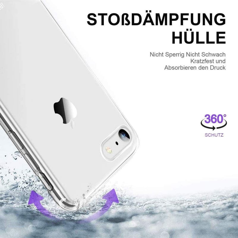 Apple iPhone 7/8/SE Átlátszó Vékony Szilikon Védőtok