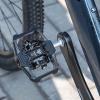 Shimano SPD kompatibilis, kétoldalas MTB pedál, széles platformmal - GEWAGE 8