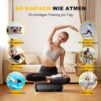 Foryond Vibrációs Tréner 2025 - Otthoni Edzőgép Ellenálló Gumiszalagokkal, 50 Fokozatú, Csendes Motor, 140kg Teherbírás, Zsírégetéshez és Re 2