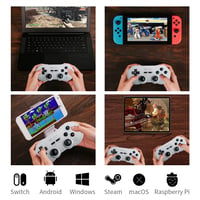 8bitdo SN30 PRO Bluetooth Játékvezérlő - Hall-Effekt Joystick, Vezeték Nélküli Gamepad Switch, PC, Android, macOS, Steam, Raspberry Pi Kompa 7