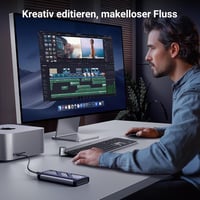 UGREEN USB 4 M2 SSD Ház 40Gbps - NVMe Külső Merevlemez Tok Thunderbolt 4/3 Kompatibilis, Windows/Linux/Mac Mini M4/MacBook Pro M4 Támogatás 6
