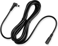GINTOOYUN 3m DC Hosszabbító Kábel 5.5x2.1mm 90 Fokos Csatlakozóval - 18AWG Réz Tápkábel Biztonsági Kamerákhoz, LED Szalaghoz, 24V/100W 1