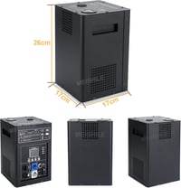 MEISHILE 600W Jégszökőkút Effektgép Esküvőre és Rendezvényekre - 400g Kapacitás 6