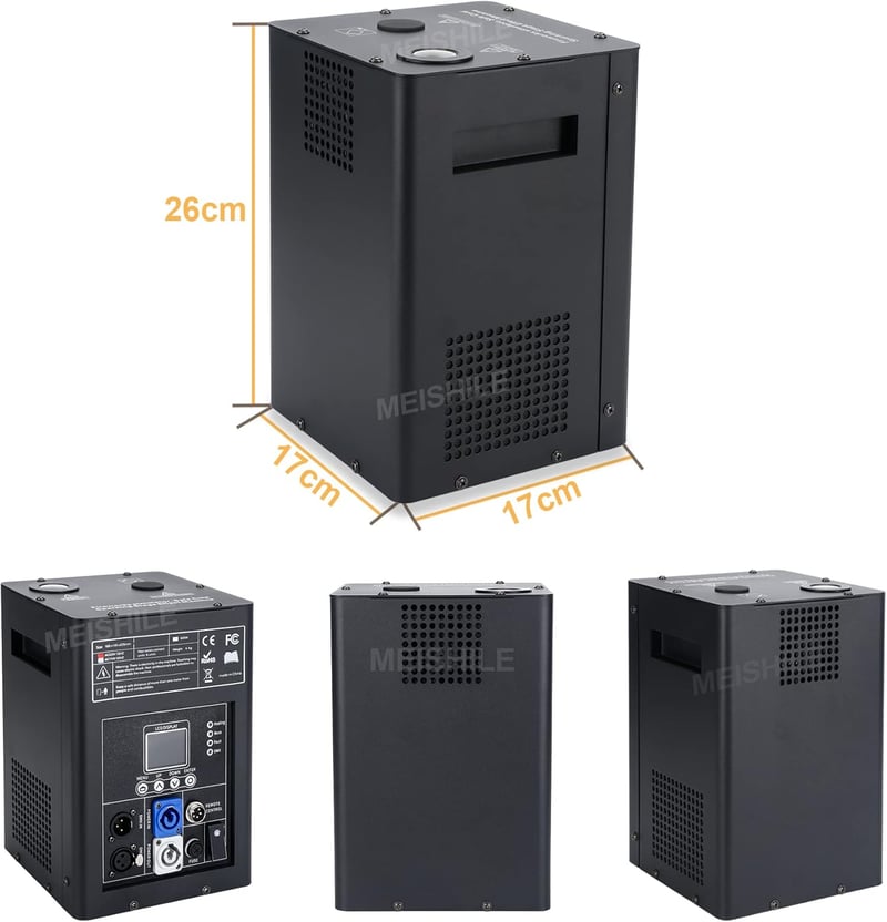 MEISHILE 600W Jégszökőkút Effektgép Esküvőre és Rendezvényekre - 400g Kapacitás