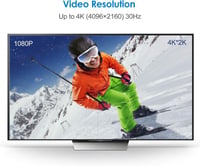 Aranyozott Micro HDMI-HDMI kábel 3m, 3D és Ethernet támogatással 5