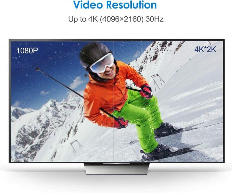 Aranyozott Micro HDMI-HDMI kábel 3m, 3D és Ethernet támogatással