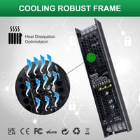 REYLAX 12V 100W Dimmelhető LED Tápegység Transzformátor 4