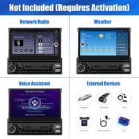 SIXWIN 1 DIN Android 13 Autórádió 7" Kihúzható Érintőképernyővel - CarPlay, Mirrorlink, Bluetooth, WiFi, GPS, 64GB Tárhely, Tolatókamerával 9