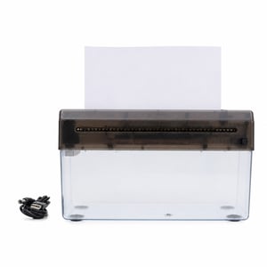 Distrugător de documente electric Tempo di Saldi A4, tăiere tip fâșii, USB — defect, pentru piese: nu funcționează, piese (stare: vezi a 2-a imagine)