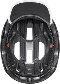 Uvex Stride Style Kerékpáros Bukósisak - Egyéni Méretbeállítás, Német Minőség, Hardshell Technológia, 53-56 cm, Fekete Matt, Unisex 4