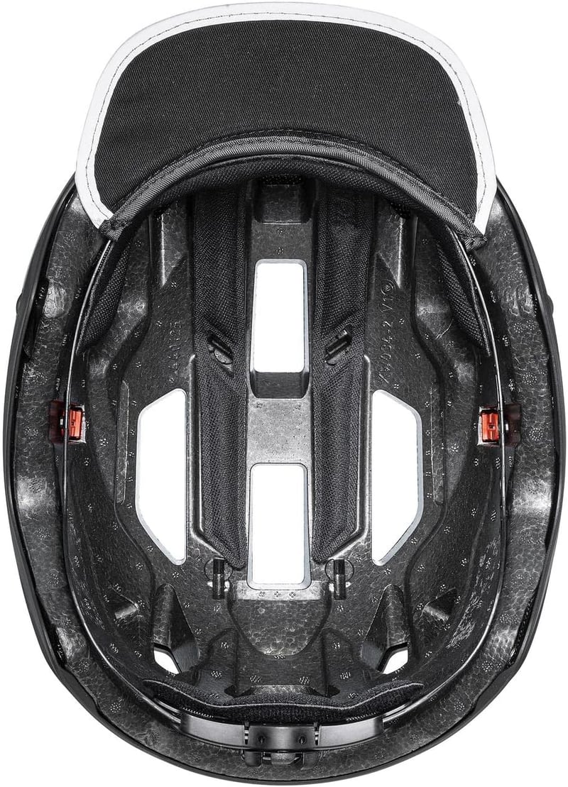 Uvex Stride Style Kerékpáros Bukósisak - Egyéni Méretbeállítás, Német Minőség, Hardshell Technológia, 53-56 cm, Fekete Matt, Unisex