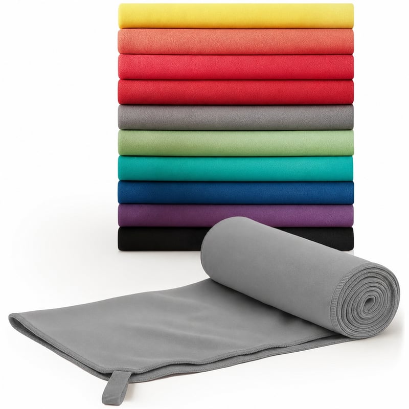 Blumtal uterák z mikrovlákna 140x70 cm, rýchloschnúci uterák na fitness a pláž — chýba prenosná taška (stav: pozri 2. obrázok)