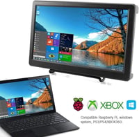 ELECROW 10,1" Full HD Hordozható Monitor Raspberry Pi-hez és Játékkonzolokhoz 2