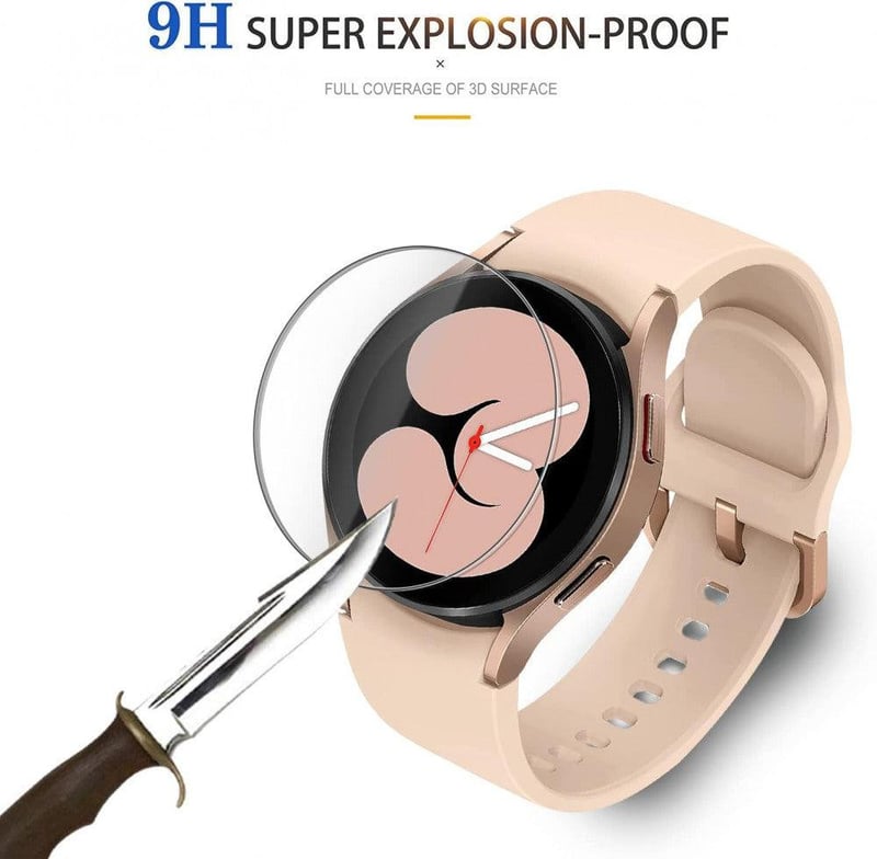 Samsung Galaxy Watch 4 40mm-es HD edzett üvegfólia, 4db-os csomag