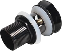 Univerzális fekete mosogatódugó és lefolyó szett 66mm, G1 1/4" 4