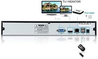 SECULINK 16 Csatornás 4K/8MP Felhő NVR Hálózati Videórögzítő, 3840x2160P, H.265 Tömörítés, Távoli Elérés, Mozgásérzékelés, 6TB Tárhely Támog 3