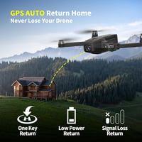 karuisrc K610 GPS Drón 4K Dupla Kamerával, SD Kártya, 5G WiFi, Követés Funkcióval - Összecsukható, Könnyű Kezdő Drón Felnőtteknek 3