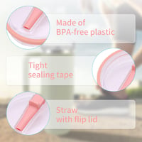 Gurfzcyuoo Stanley Pohár Fedél 40 oz Bögrékhez, 2 db Szivárgásmentes Tető 2 Szívószállal, Újrahasználható Porvédő Kiegészítő 3