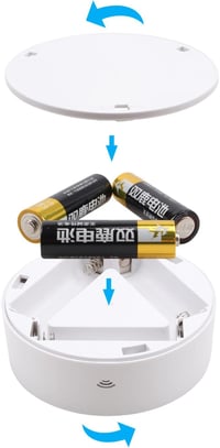 da LIGHT RGB LED szekrényvilágítás szett, távirányítós, elemes, 4 darabos 5