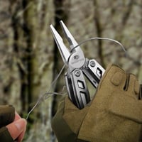 Mossy Oak 21 az 1-ben Multifunkciós bicska - Összecsukható Rozsdamentes Acél Túlélő Szerszám Kempinghez, Túrázáshoz, Hordozható Táskával 8