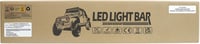 SKYWORLD 38cm-es LED fényhíd, 90W, vízálló, terepjáró, traktor, munkagép, 12/24V 9