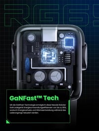 UGREEN Nexode RG 65W GaN USB-C gyorstöltő, 3 portos, LED kijelzős, MacBook/iPhone/Galaxy kompatibilis 8