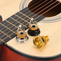 Gitár jack aljzat, 1/4", 2db - Sourcing Map ezüst mono/sztereó csatlakozó elektromos gitárhoz 6