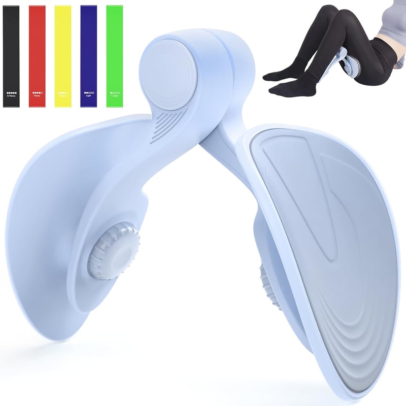 Spopal kék combformáló és medencefenék erősítő, 5 ellenállószalaggal, 360°-os állítással