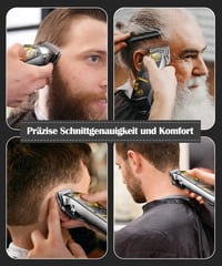 Profi YBLNTEK vezeték nélküli hajvágó 10 fésűvel és 5 hosszbeállítással 6