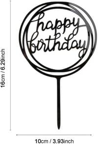 GOTRUST Születésnapi Szám Gyertya Készlet 0-9 Számokkal + Happy Birthday Tortadísz - Arany Csillogó Dekoráció Tortára, Évfordulóra, Esküvőre 3