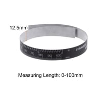 Digitális Tolómérő Védőfólia 4"/100mm - 2db Fekete Filmszalag 2