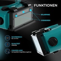 SPARGOS Automata Sötétedésű Hegesztő Szemüveg - Napelemes Védőszemüveg Hegesztéshez 5