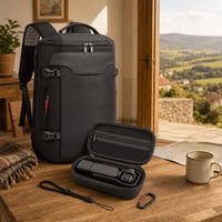 Kamerakaland utazócsomag: DJI Osmo Pocket 3 hordtáska + 60 l bővíthető kézipoggyász-hátizsák 1